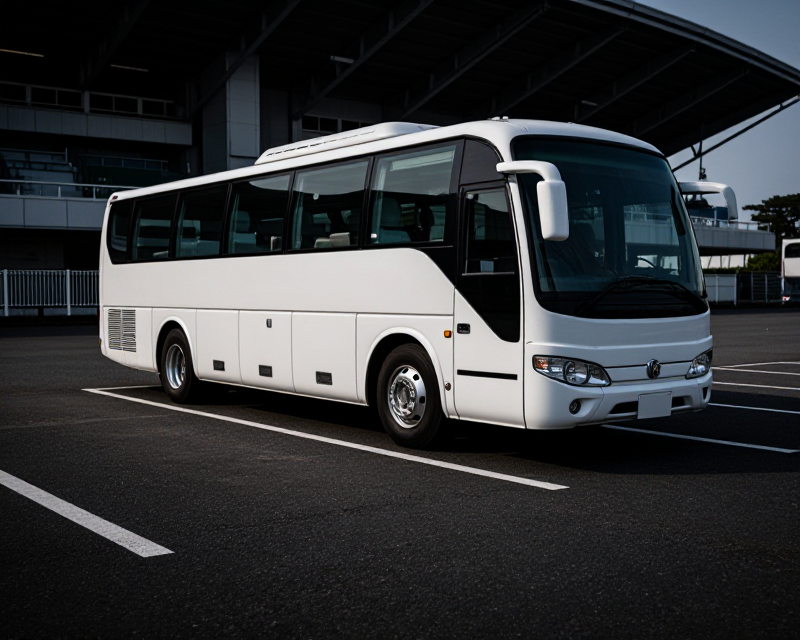 Empty Team Bus in Nagoya