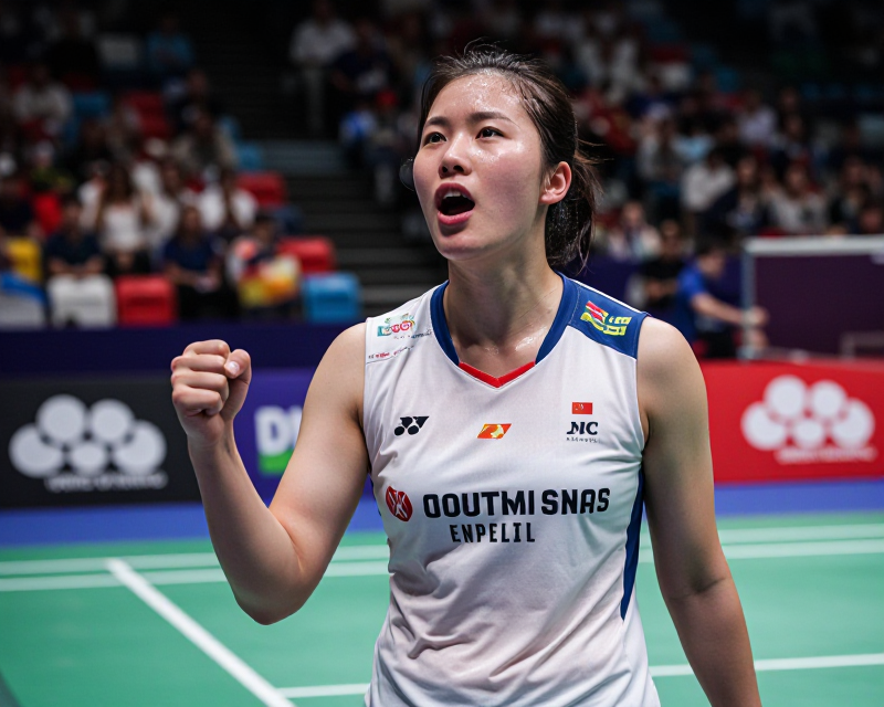 Badminton Victory Scene
