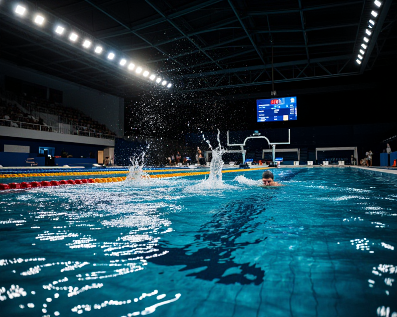 Cinematic Swimming Arena
