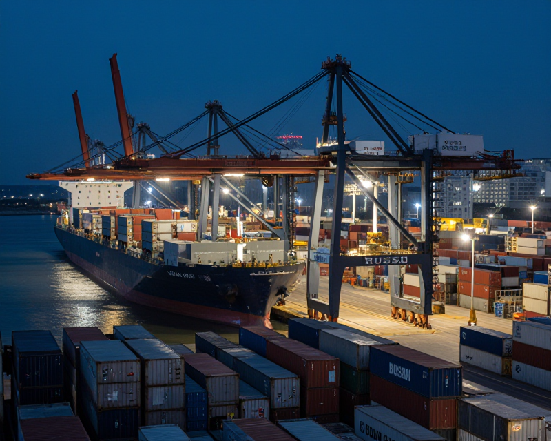 High-tech Korean Container Port