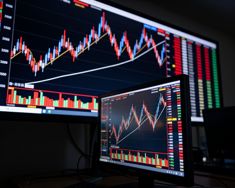Stock Market Volatility Concept