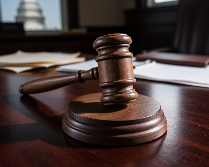 Judicial Gavel and Legal Documents
