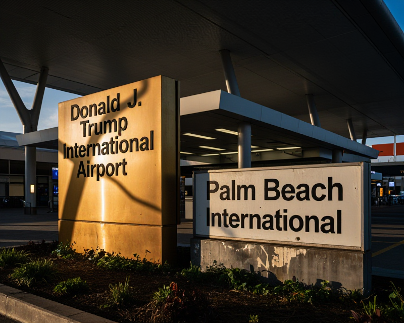 Trump Airport Rebranding
