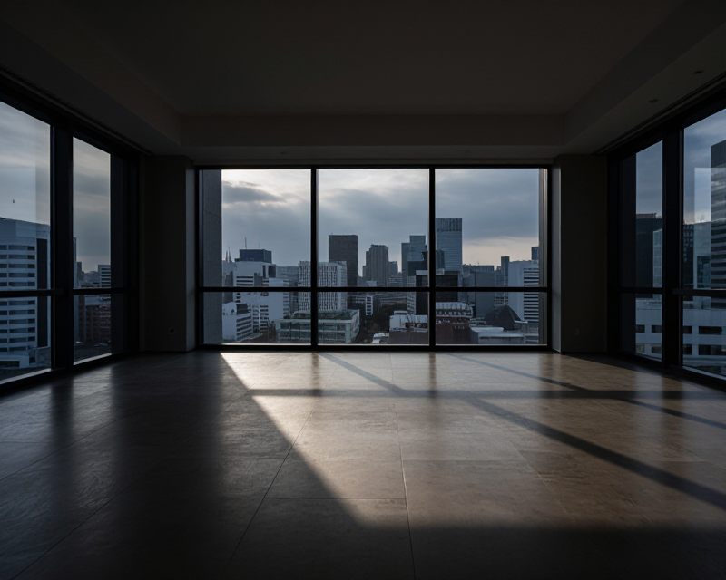 Empty Luxury Apartment in Bundang