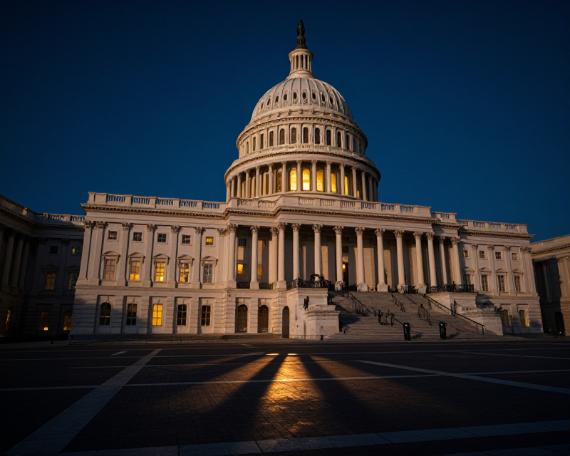 US Capitol Political Tension