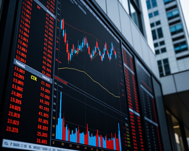 Stock Market Decline Concept