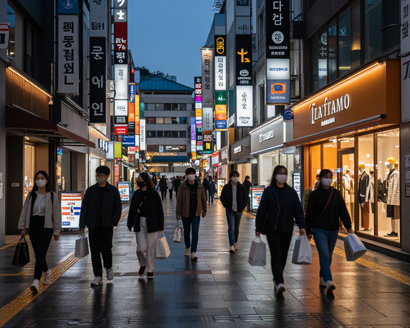 Modern Korean Retail Scene