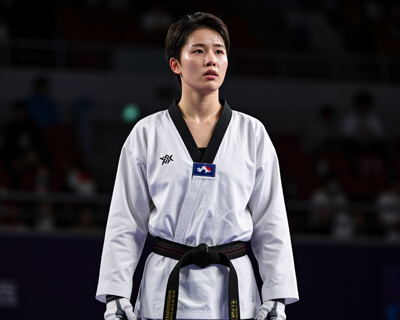 Taekwondo Victory Moment