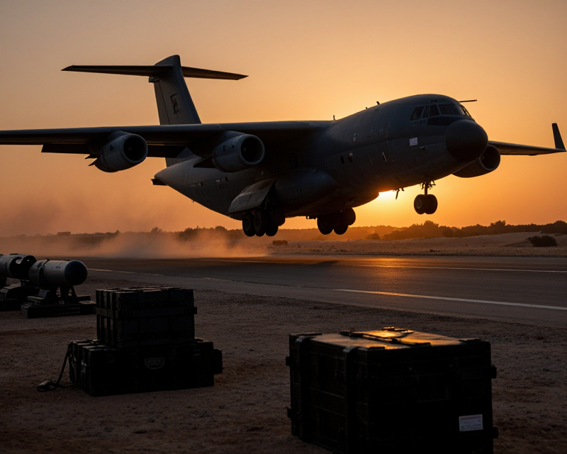 Cargo plane in Yemen