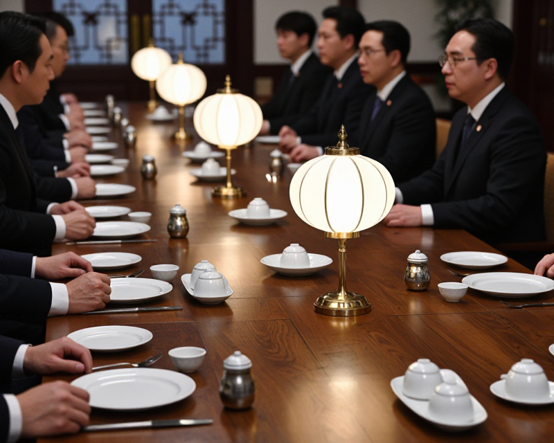 Political Dinner Atmosphere