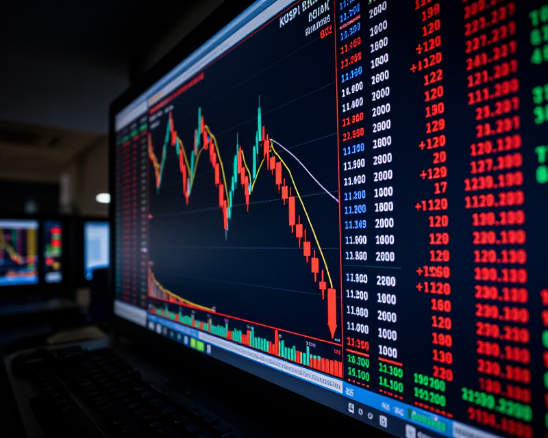 KOSPI Market Crash Visual